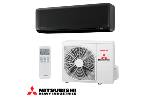 Инверторен климатик Mitsubishi Heavy Industries SRK35ZT-WFB/SRC35ZT-W PREMIUM PRO, WiFi Black, 12000 BTU, Клас А+++