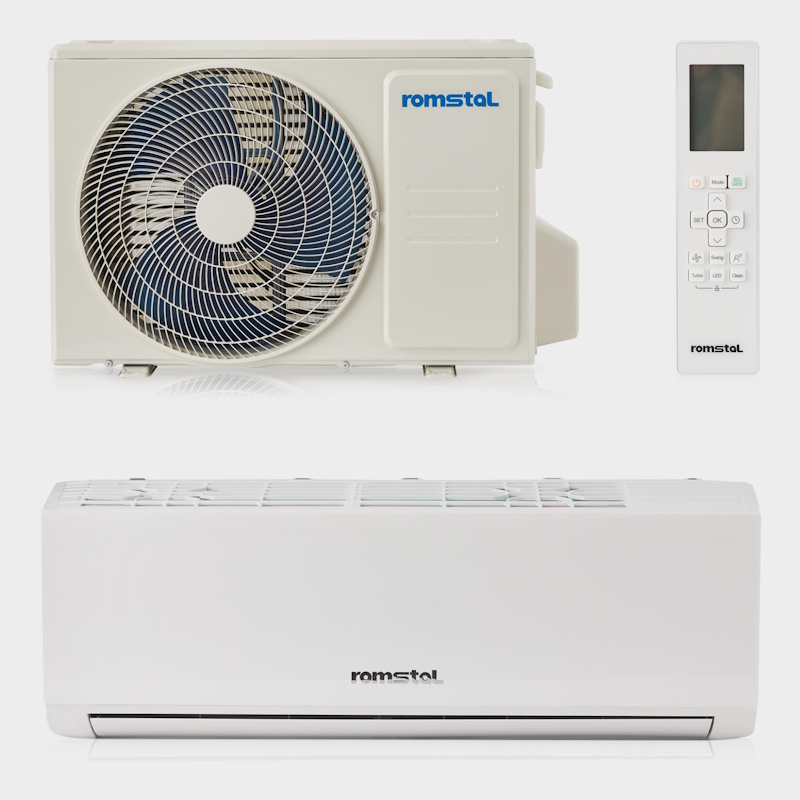 Инверторен климатик EcoVent 500, бял, 12000 BTU, Wi-Fi, Клас A++/A+ | Лотос Клима