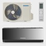 Инверторен климатик EcoVent 500, черен, 12000 BTU, Wi-Fi, Клас A+++/A++