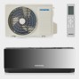 Инверторен климатик Romstal EcoVent 500, черен, Wi-Fi, R32, 12000 BTU, Клас A+++/A++