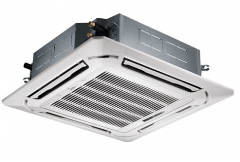 Вътрешно тяло касетъчен тип Slim Romstal EcoVent 500, за моносплит, R32, 48000 BTU, Клас A++/A+ Вътрешно тяло касетъчен тип Slim Romstal EcoVent 500, за моносплит, R32, 48000 BTU, Клас A++/A+