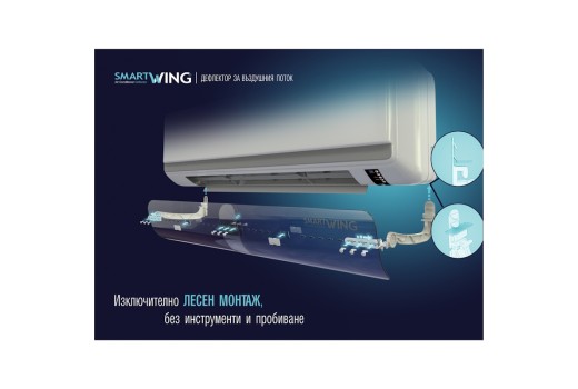 Дефлектор за климатик Smart Wing Дефлектор за климатик Smart Wing