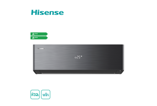 Инверторен климатик Hisense QH35XV3BG/QG35XV0EW ENERGY PRO X BLACK WiFi, 12000 BTU, Клас А+++ Инверторен климатик Hisense QH35XV3BG/QG35XV0EW ENERGY PRO X BLACK WiFi, 12000 BTU, Клас А+++
