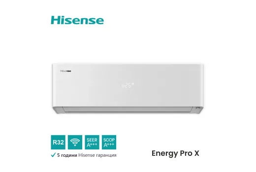 Hisense, вътрешно тяло на инверторен климатик Energy Pro X White 12000 BTU (мултисплит) Hisense, вътрешно тяло на инверторен климатик Energy Pro X White 12000 BTU (мултисплит)