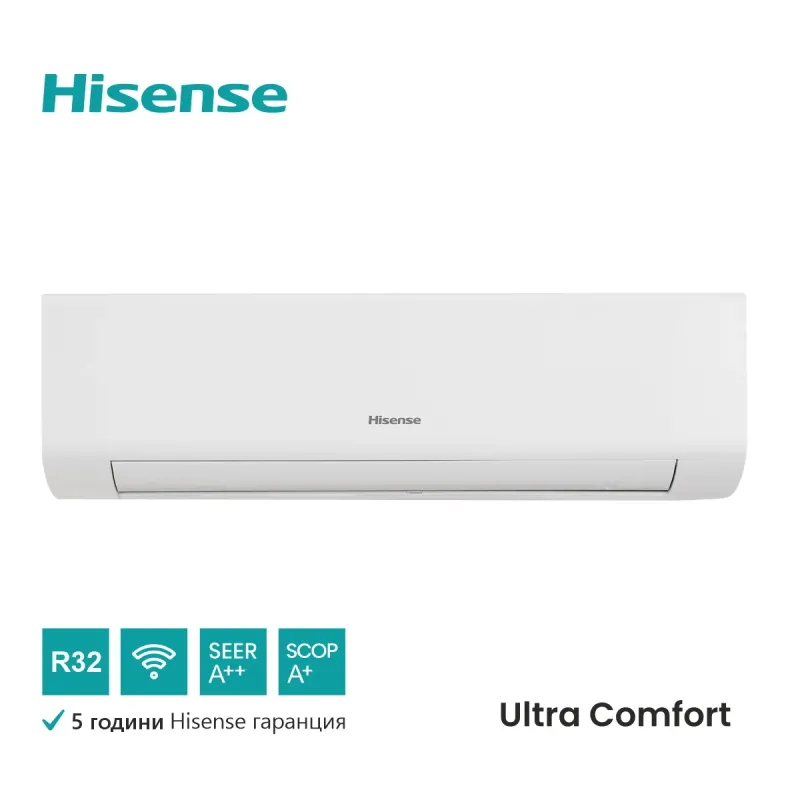 Инверторен климатик Hisense KE35MR0BG/AS35MR0EW Ultra Comfort WiFi, 12000 BTU | Лотос Клима