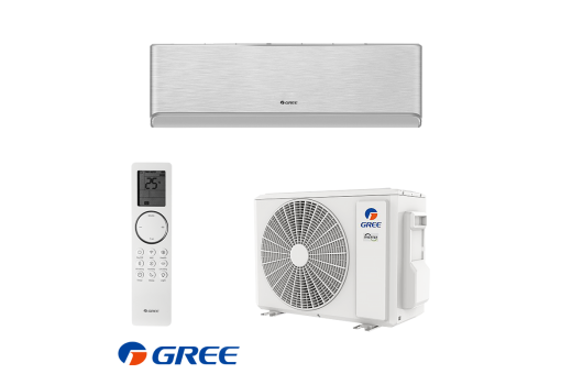 Инверторен климатик Gree Airy GWH09AVCXB-K6DNA1B - сребърен Инверторен климатик Gree Airy GWH09AVCXB-K6DNA1B - сребърен