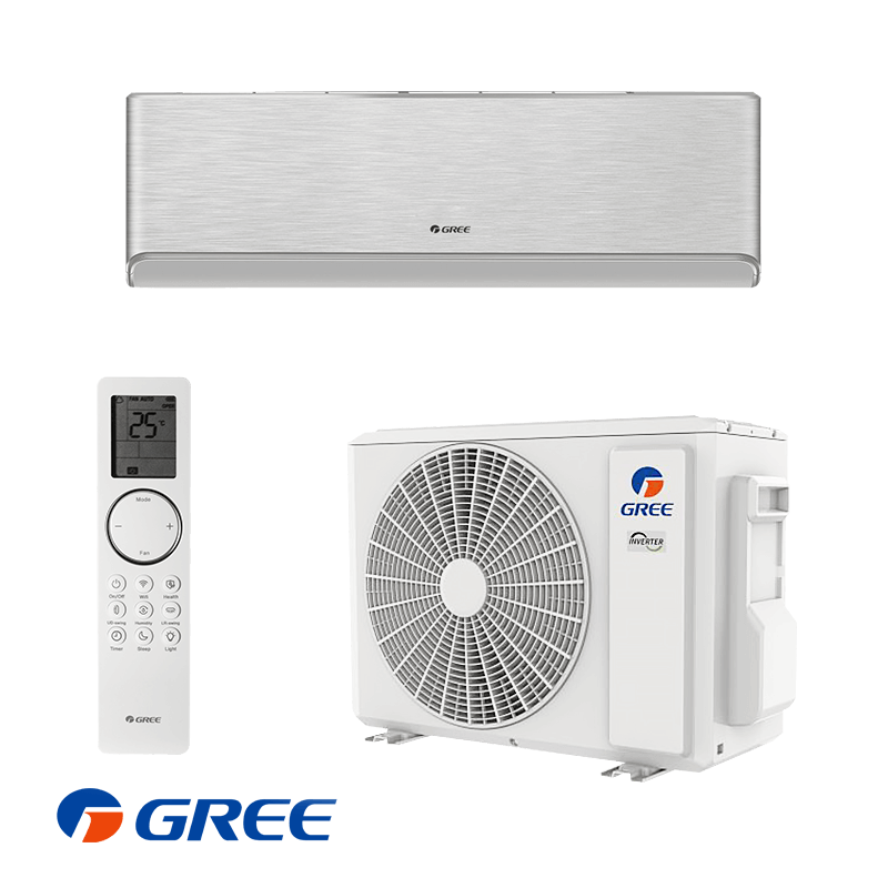 Инверторен климатик Gree Airy GWH12AVCXD-K6DNA1A - сребърен Инверторен климатик Gree Airy GWH12AVCXD-K6DNA1A - сребърен | Лотос Клима