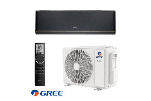 Инверторен климатик Gree Airy GWH18AVDXE-K6DNA1A - черен