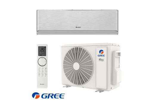 Инверторен климатик Gree Airy GWH18AVDXE-K6DNA1A - сребърен