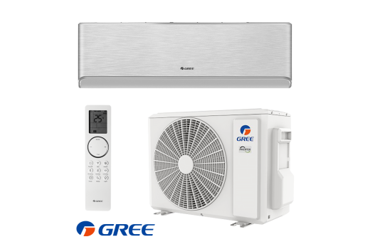 Инверторен климатик Gree Airy GWH24AVEXF-K6DNA1A - сребърен
