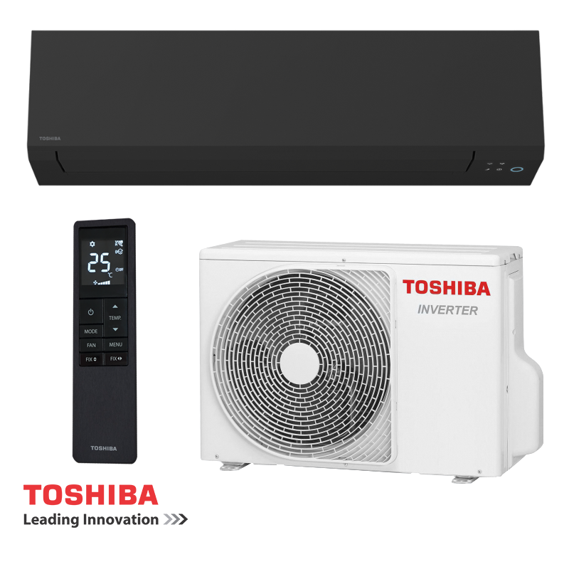 Инверторен климатик Toshiba Shorai Edge RAS-B22G3KVSGB-E + RAS-22J2AVSG-E1 - черен | Лотос Клима