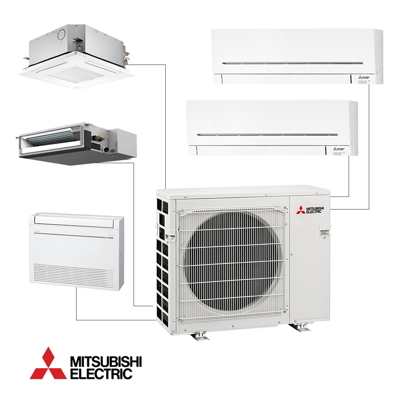 Външно тяло на мултисплит система Mitsubishi Electric MXZ-5F102VF Външно тяло на мултисплит система Mitsubishi Electric MXZ-5F102VF | Лотос Клима