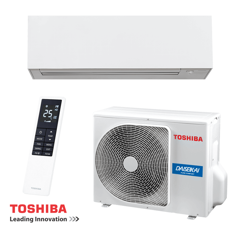 Инверторен климатик Toshiba Super Daiseikai 10 WHITE RAS-B13S4KVPG-E / RAS-13S4AVPG-E | Лотос Клима